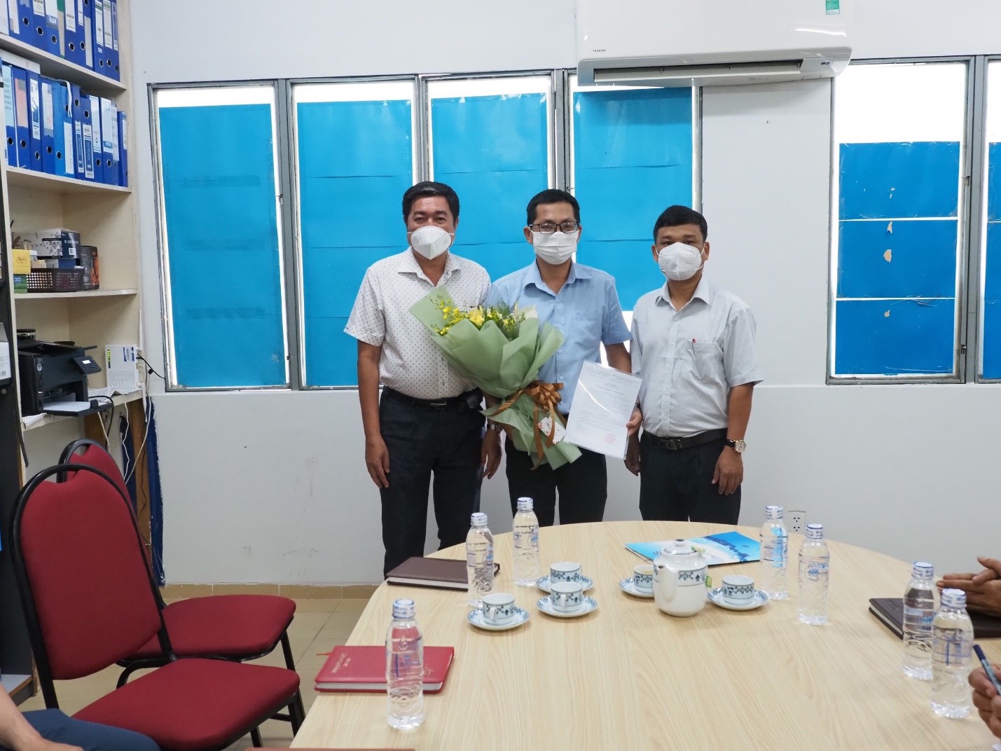 LỄ CÔNG BỐ QUYẾT ĐỊNH BỔ NHIỆM CÁN BỘ NGÀY 15/03/2022 TẠI XÍ NGHIỆP