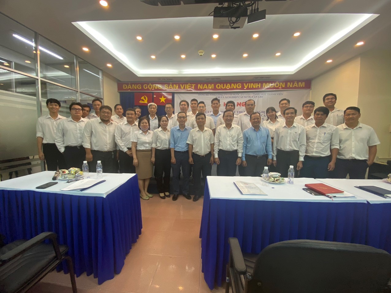 Sơ kết giữa nhiệm kỳ thực hiện Nghị quyết Đại hội Chi bộ cơ sở Xí nghiệp lần thứ II - Nhiệm kỳ 2020-2025