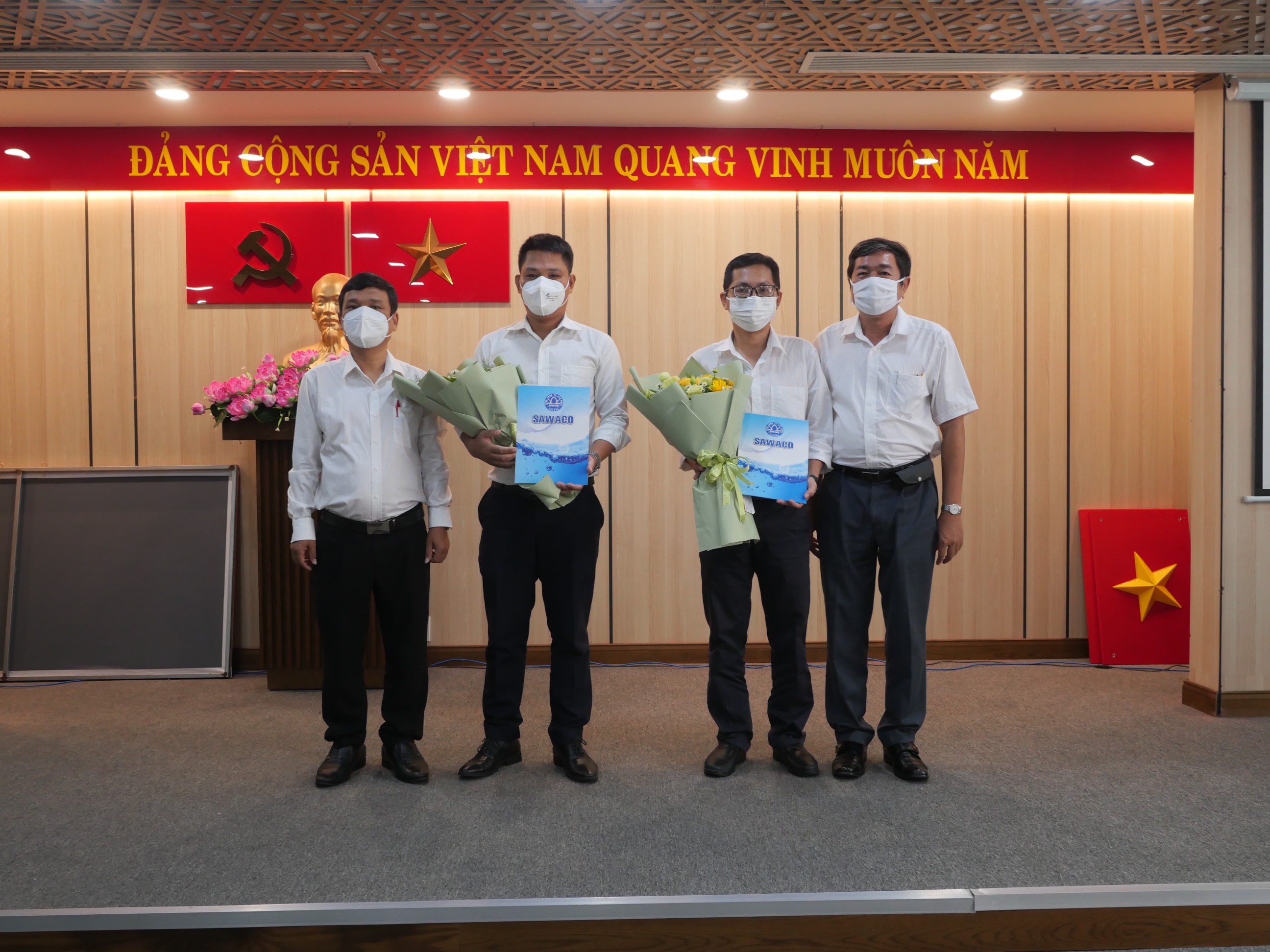 Xí nghiệp Cấp nước Cần Giờ công bố quyết định điều động và bổ nhiệm cán bộ ngày 15/11/2021
