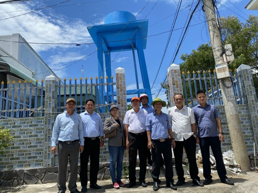 ĐỒNG BỘ VIỆC NGẦM HOÁ CÔNG TRÌNH CẤP NƯỚC VỚI CÁC CÔNG TRÌNH HẠ TẦNG KỸ THUẬT KHÁC TRÊN XÃ ĐẢO THẠNH AN